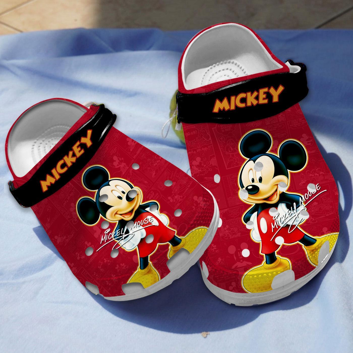 Mouse Cartoon Crocs, Mouse Comfortable For Men Women And Kids 89