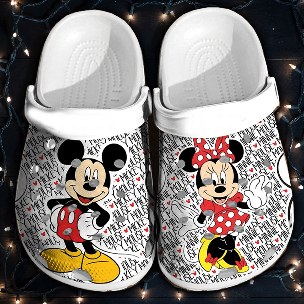 Minnie Mouse Crocs Clog Shoes, Minnie Mouse Comfortable For Men Women And Kids 27