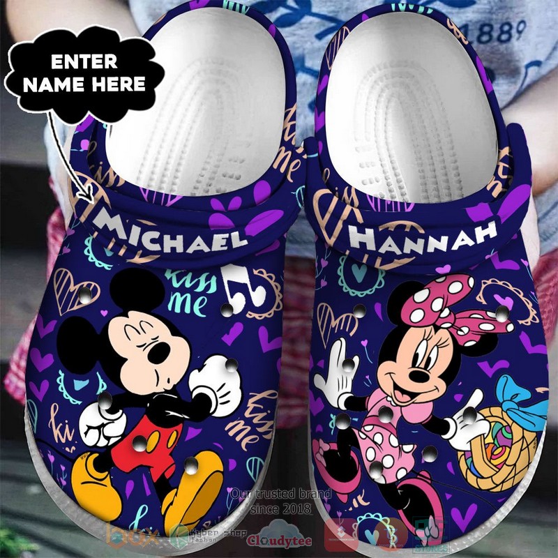 Minnie Mouse Cartoon Crocs, Minnie Mouse Comfortable For Men Women And Kids 32