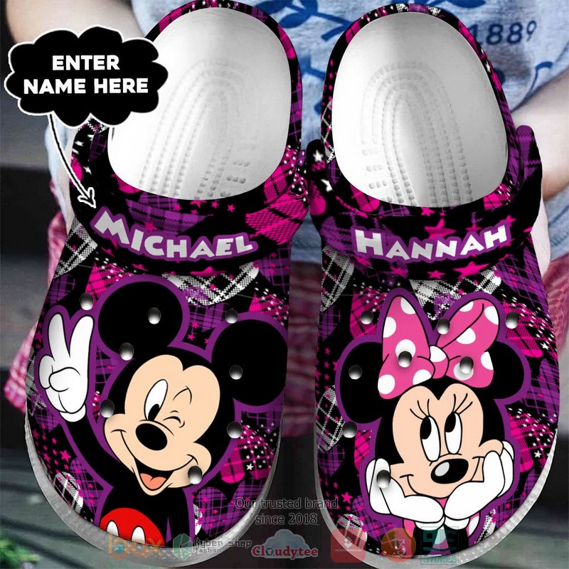 Minnie Mouse Cartoon Crocs, Minnie Mouse Comfortable For Men Women And Kids 34