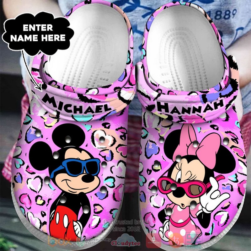 Minnie Mouse Cartoon Crocs, Minnie Mouse Comfortable For Men Women And Kids 33