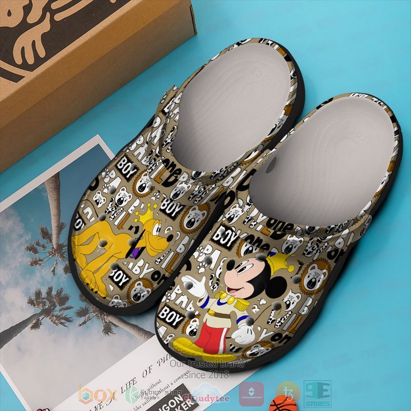 Mouse And Pluto Cartoon Crocs, Mouse And Pluto Comfortable For Men Women And Kids 13