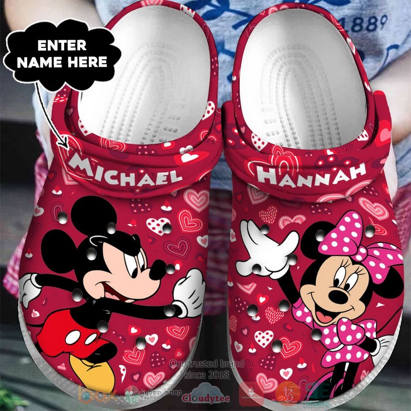 Minnie Mouse Cartoon Crocs, Minnie Mouse Comfortable For Men Women And Kids 38