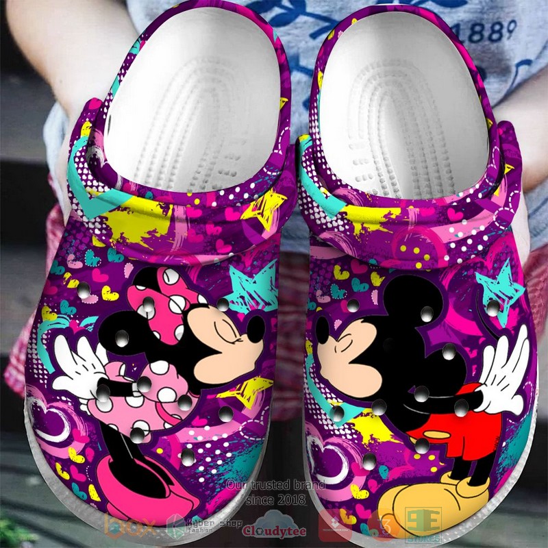 Minnie Mouse Cartoon Crocs, Minnie Mouse Comfortable For Men Women And Kids 39