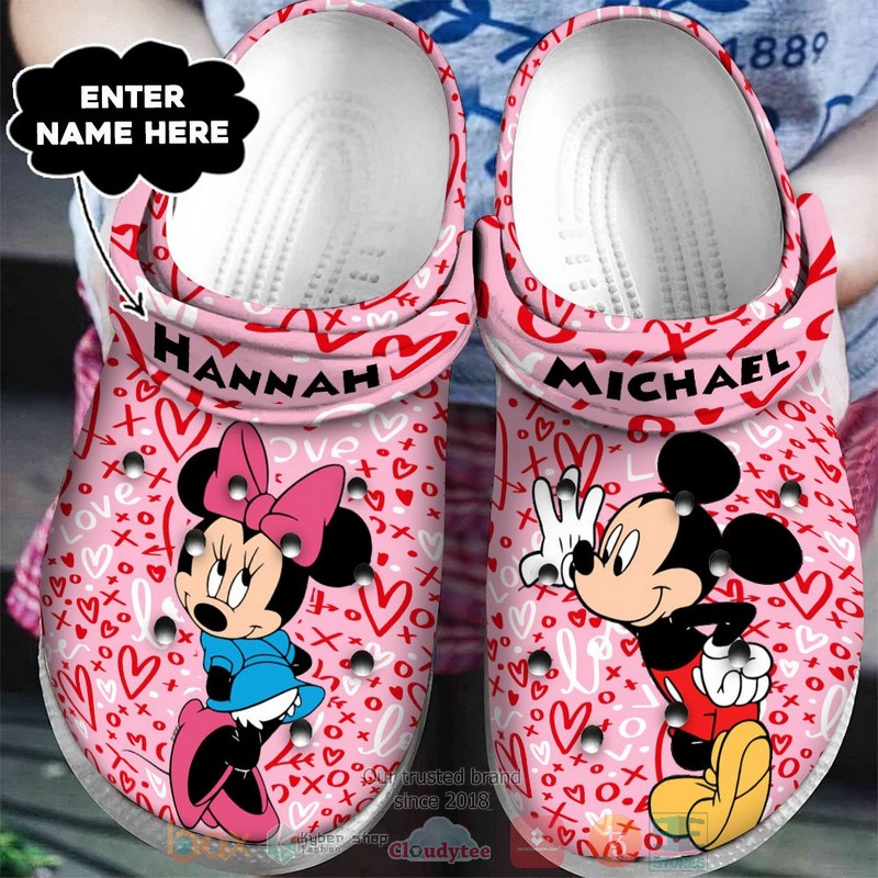 Minnie Mouse Cartoon Crocs, Minnie Mouse Comfortable For Men Women And Kids 37