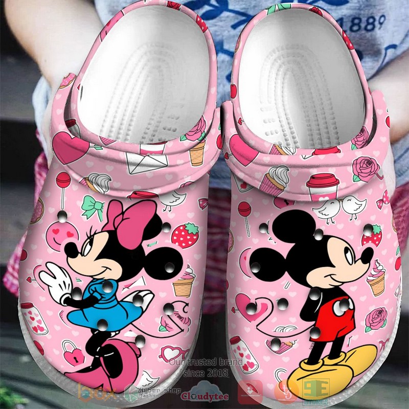 Minnie Mouse Cartoon Crocs, Minnie Mouse Comfortable For Men Women And Kids 40