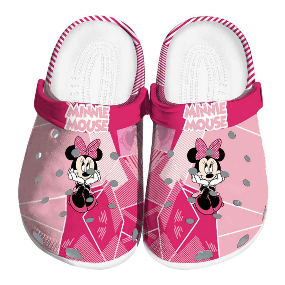 Minnie Mouse Cartoon Crocs, Minnie Mouse Comfortable For Men Women And Kids 80