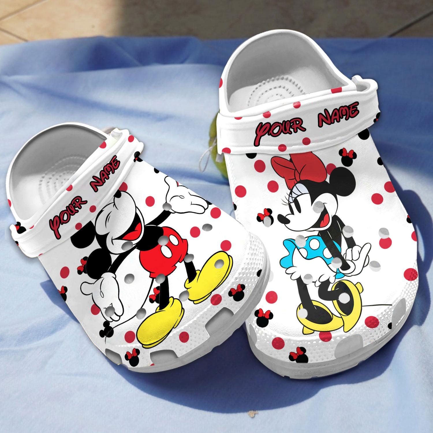 Minnie Mouse Cartoon Crocs, Minnie Mouse Comfortable For Men Women And Kids 63