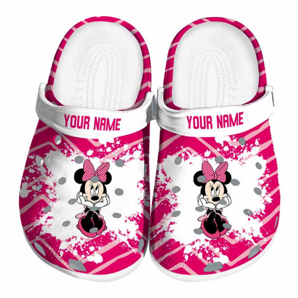 Minnie Mouse Cartoon Crocs, Minnie Mouse Comfortable For Men Women And Kids 69