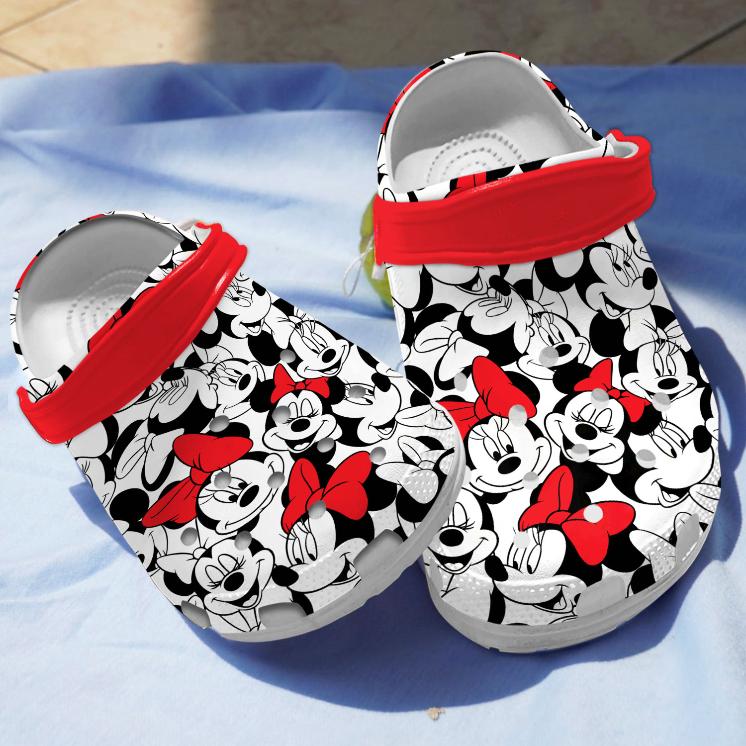 Minnie Mouse Cartoon Crocs, Minnie Mouse Comfortable For Men Women And Kids 66