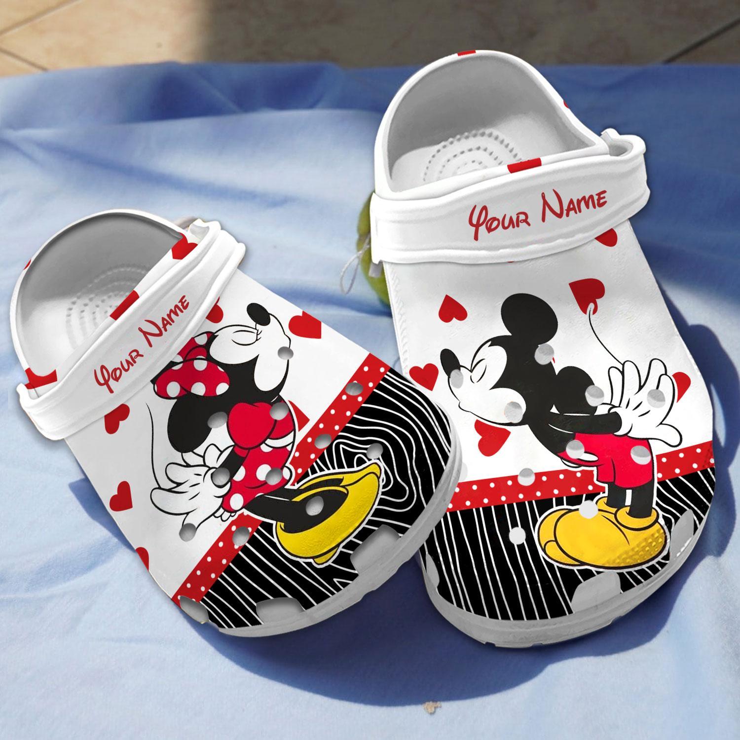 Minnie Mouse Cartoon Crocs, Minnie Mouse Comfortable For Men Women And Kids 60