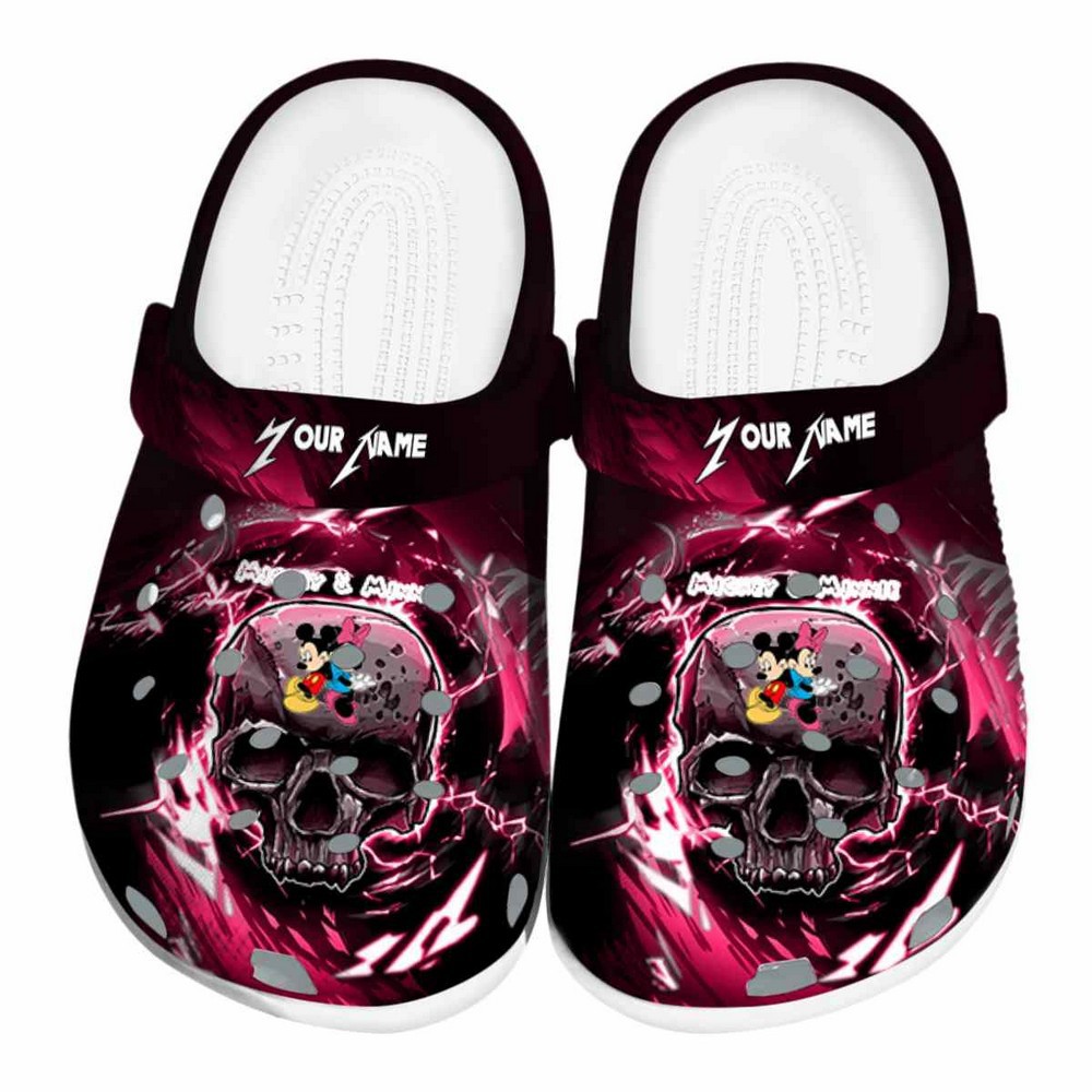 Minnie Mouse Cartoon Crocs, Minnie Mouse Comfortable For Men Women And Kids 3