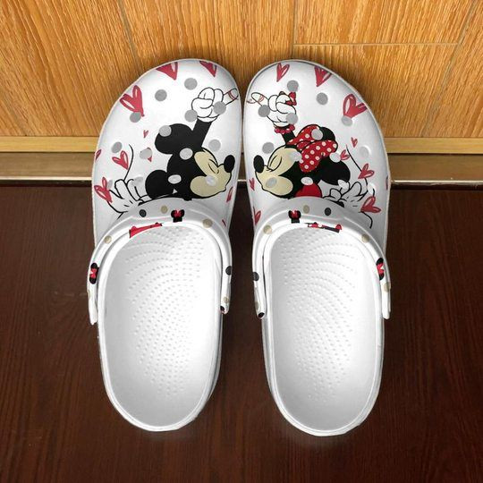 Minnie Cartoon Crocs Custom Name, Minnie Comfortable For Men Women And Kids