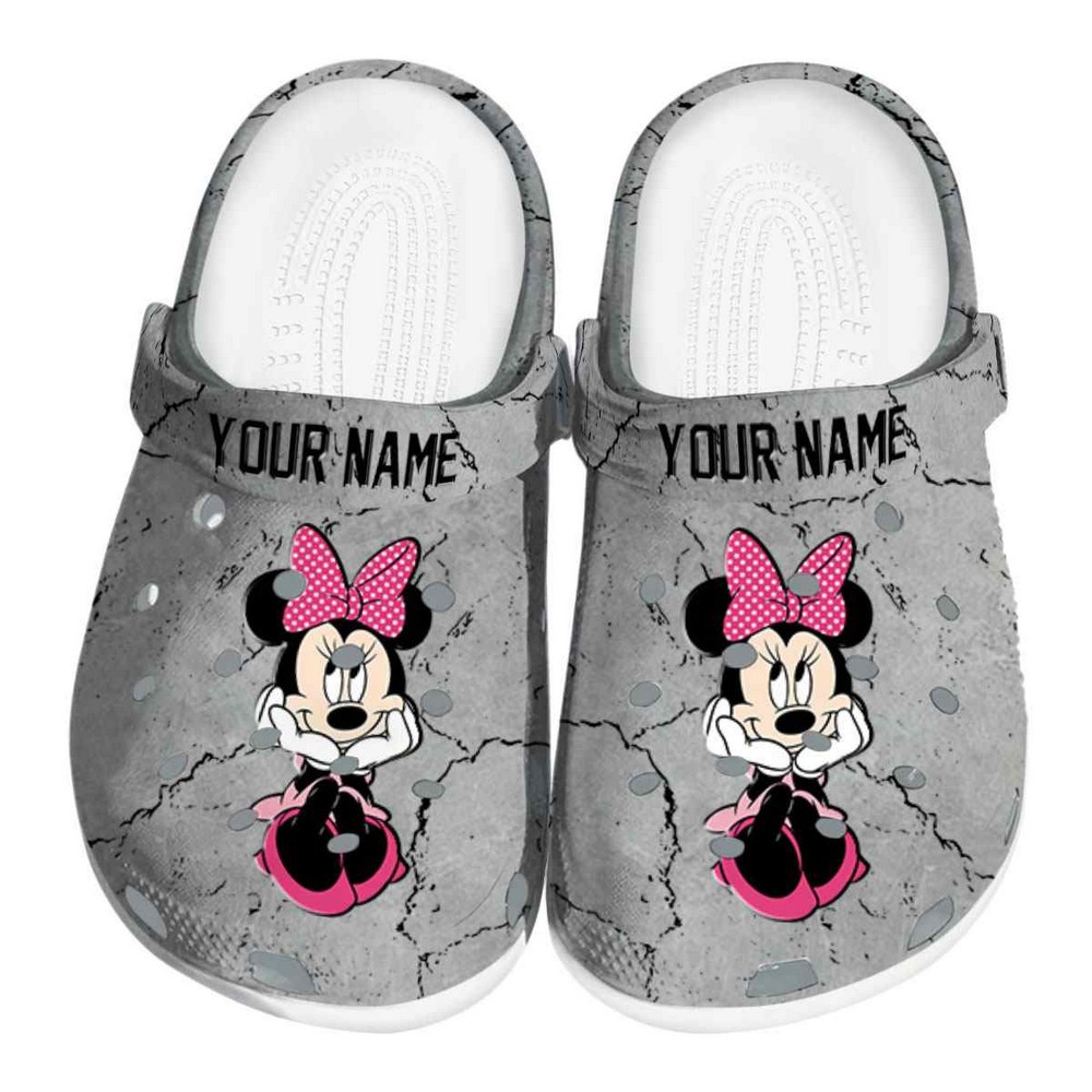 Minnie Mouse Cartoon Crocs, Minnie Mouse Comfortable For Men Women And Kids 95
