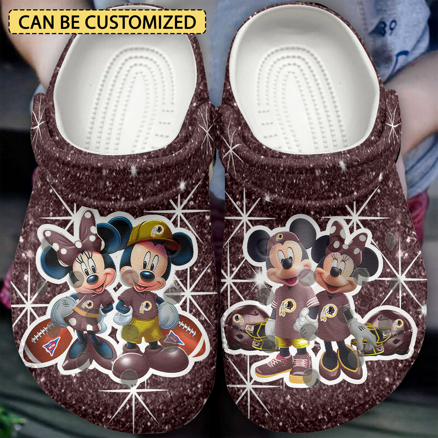 Minnie Cartoon Crocs, Minnie Comfortable For Men Women And Kids 9