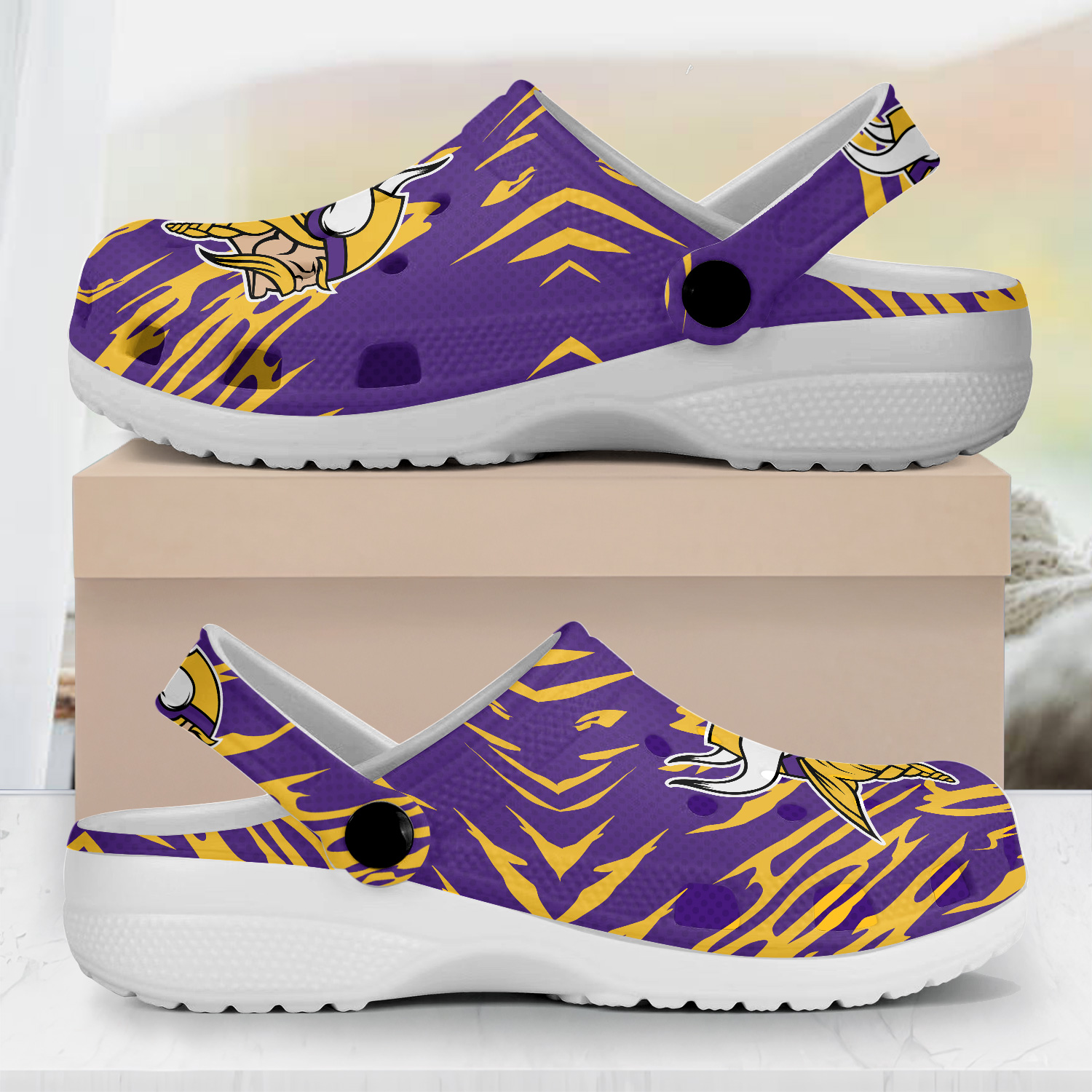 Minnesota Vikings Nfl Sport Crocs, Minnesota Vikings Comfortable For Men Women And Kids 20