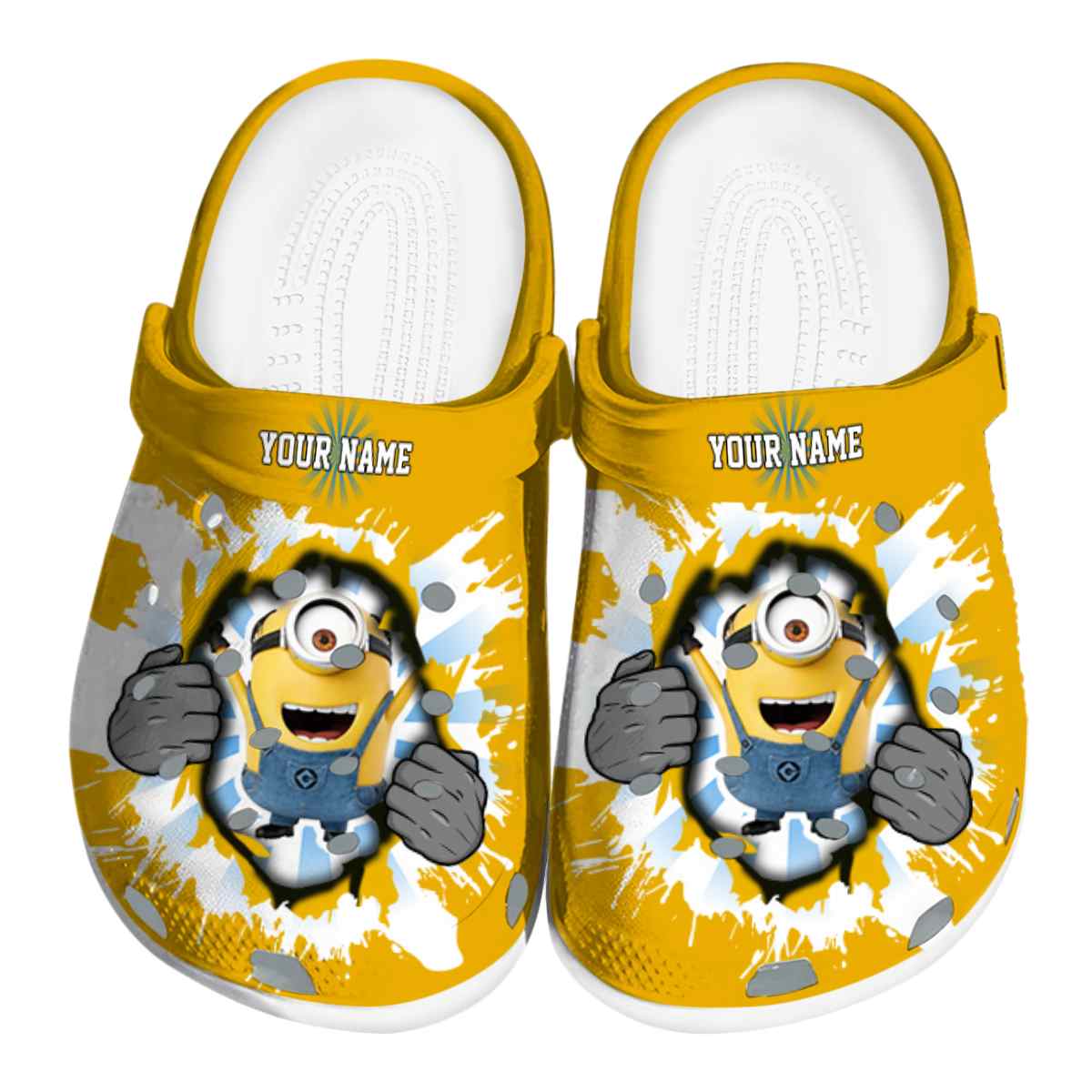 Minions Cartoon Crocs, Minions Comfortable For Men Women And Kids 11