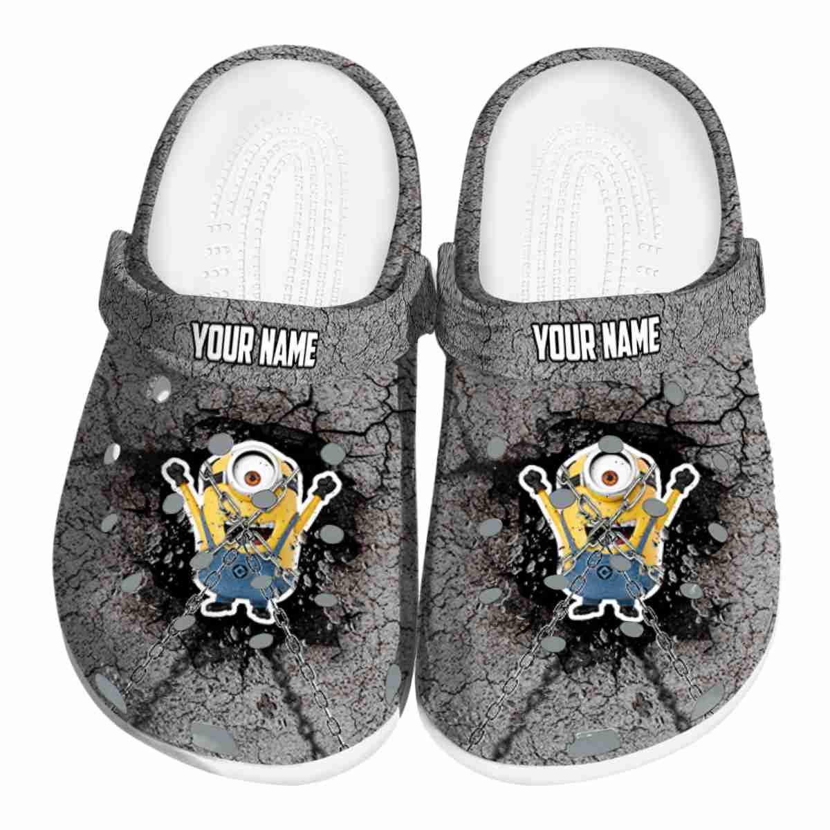 Minions Cartoon Crocs, Minions Comfortable For Men Women And Kids 33