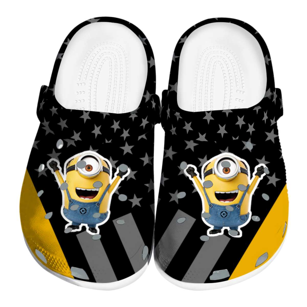 Minions Cartoon Crocs, Minions Comfortable For Men Women And Kids 12