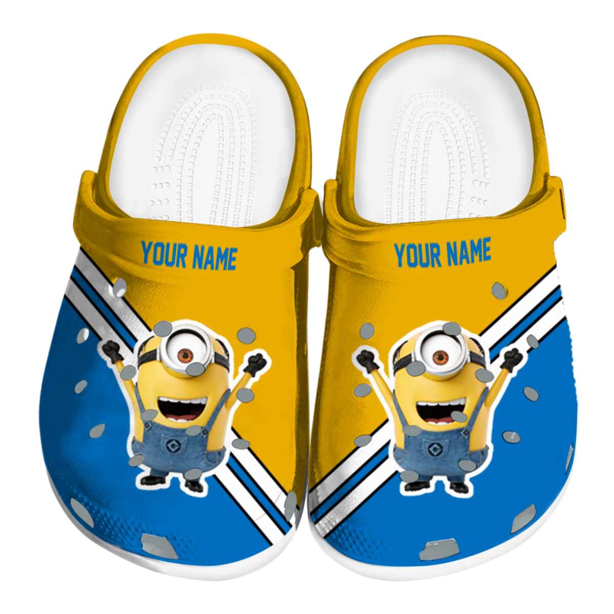 Minions Cartoon Crocs, Minions Comfortable For Men Women And Kids 16
