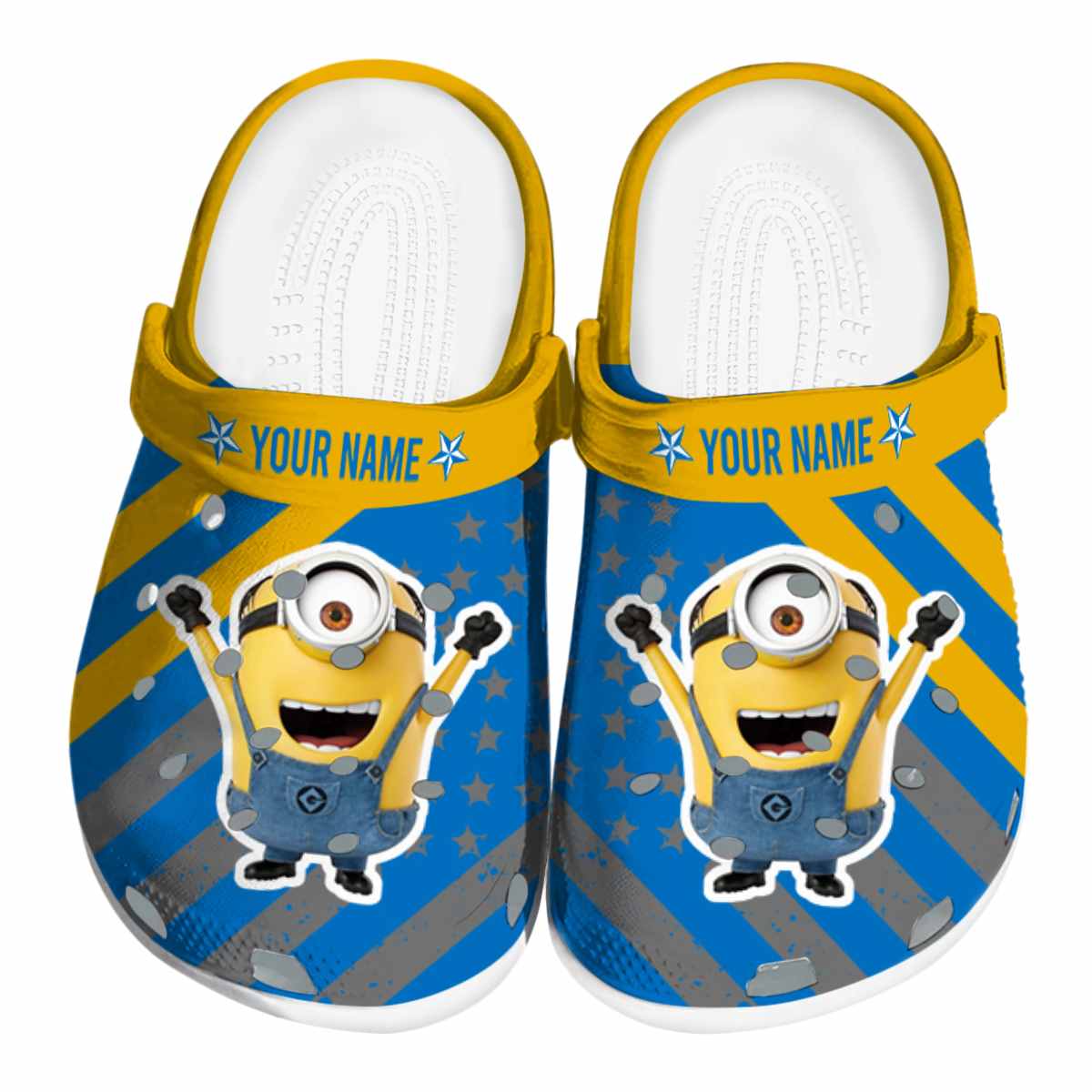 Minions Cartoon Crocs, Minions Comfortable For Men Women And Kids 24
