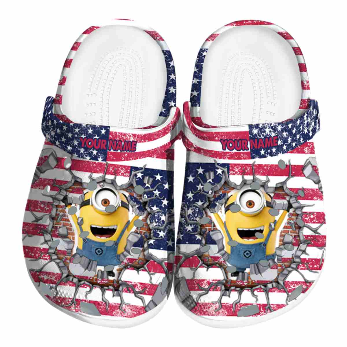 Minions Cartoon Crocs, Minions Comfortable For Men Women And Kids 25