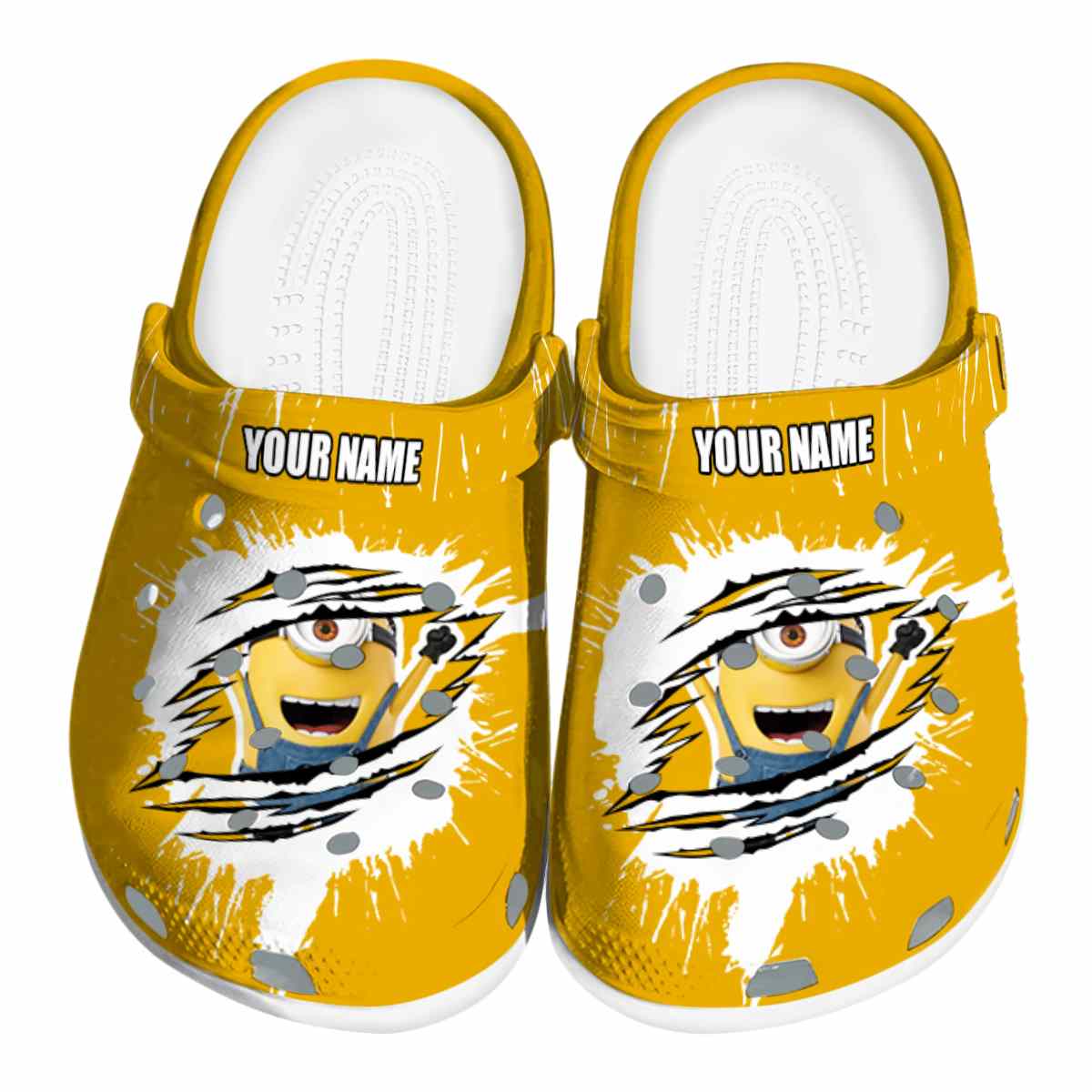 Minions Cartoon Crocs, Minions Comfortable For Men Women And Kids 19