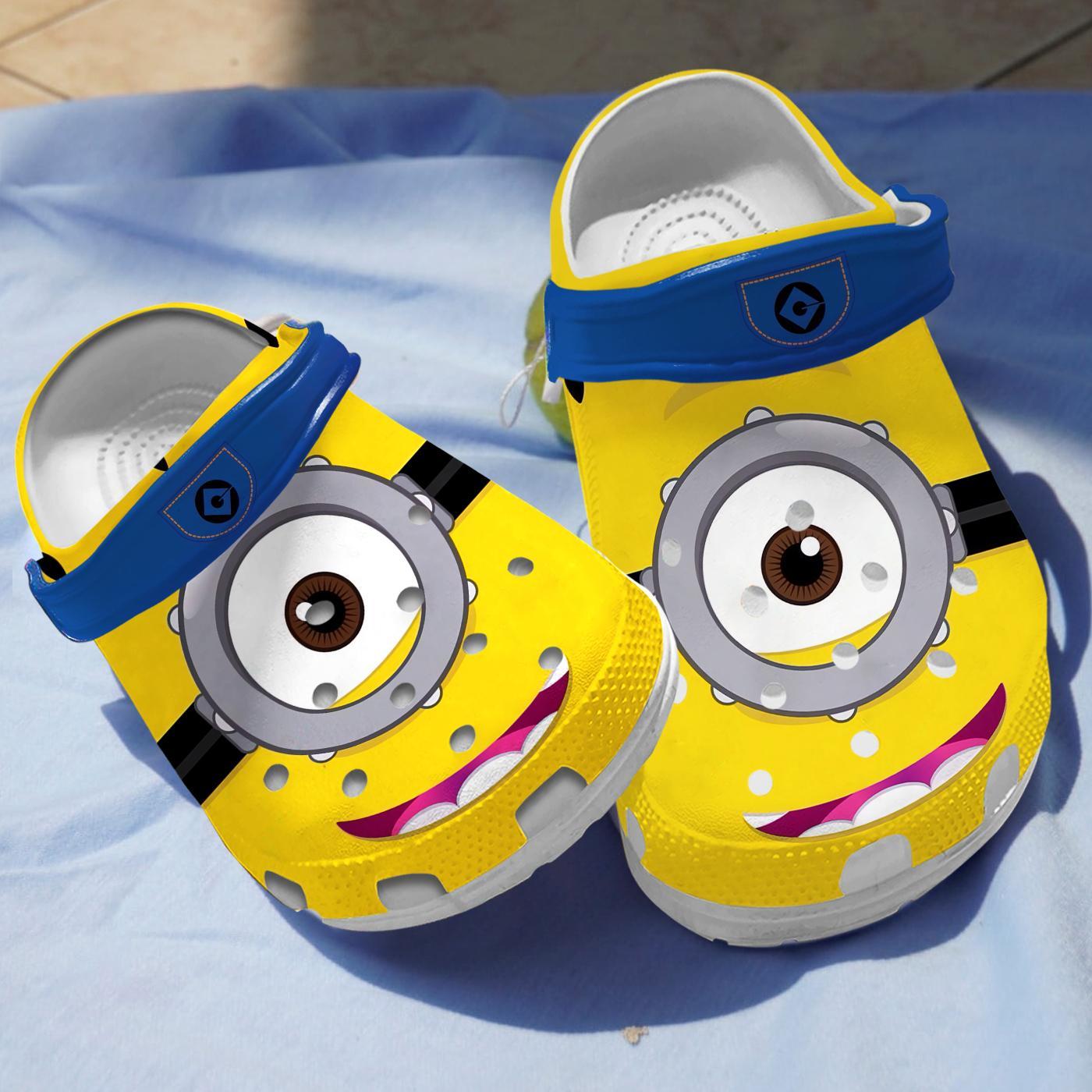 Minions Cartoon Crocs, Minions Comfortable For Men Women And Kids 55