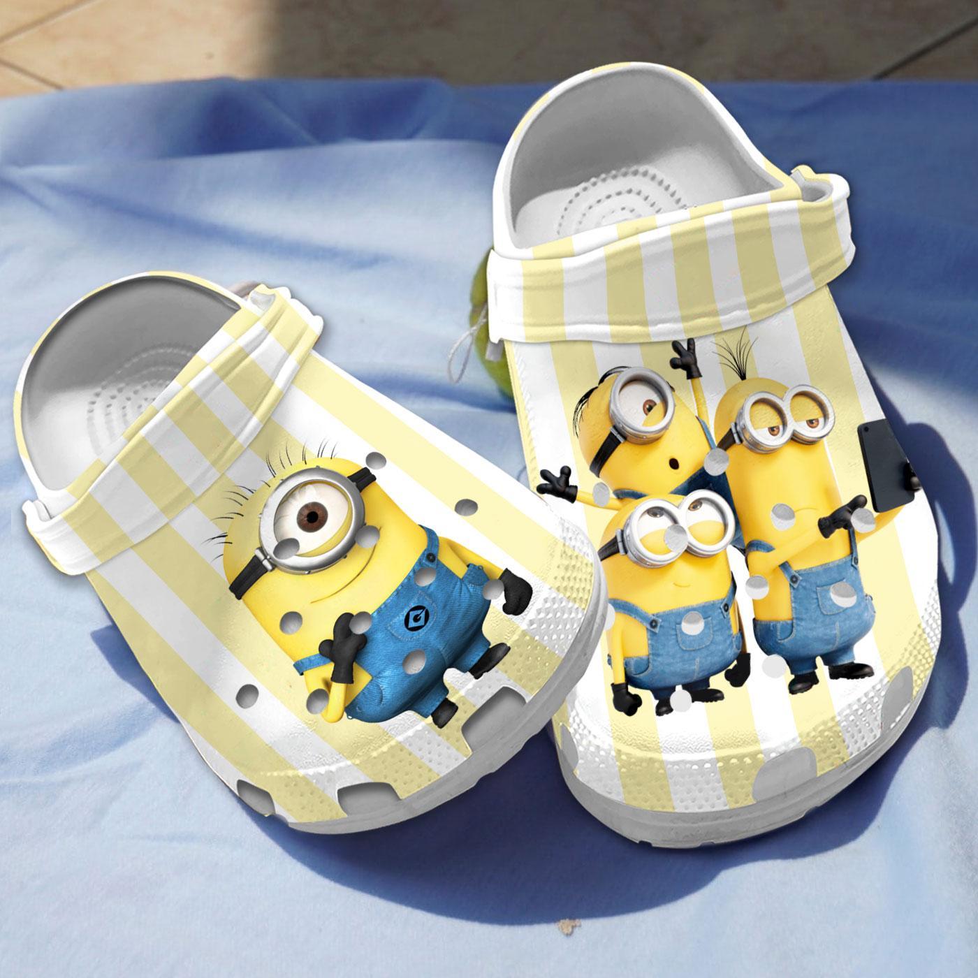 Minions Cartoon Crocs, Minions Comfortable For Men Women And Kids 54