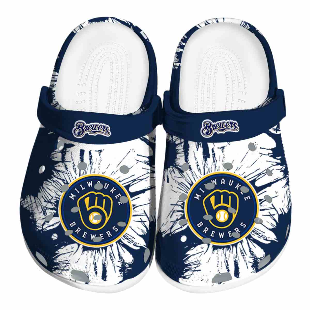 Milwaukee Brewers MLB Crocs, Milwaukee Brewers Comfortable For Men Women And Kids 83