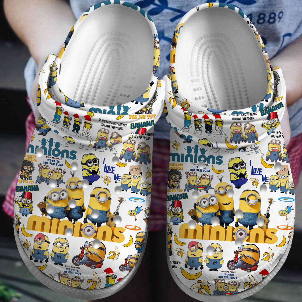Minions Cartoon Crocs, Minions Comfortable For Men Women And Kids 69