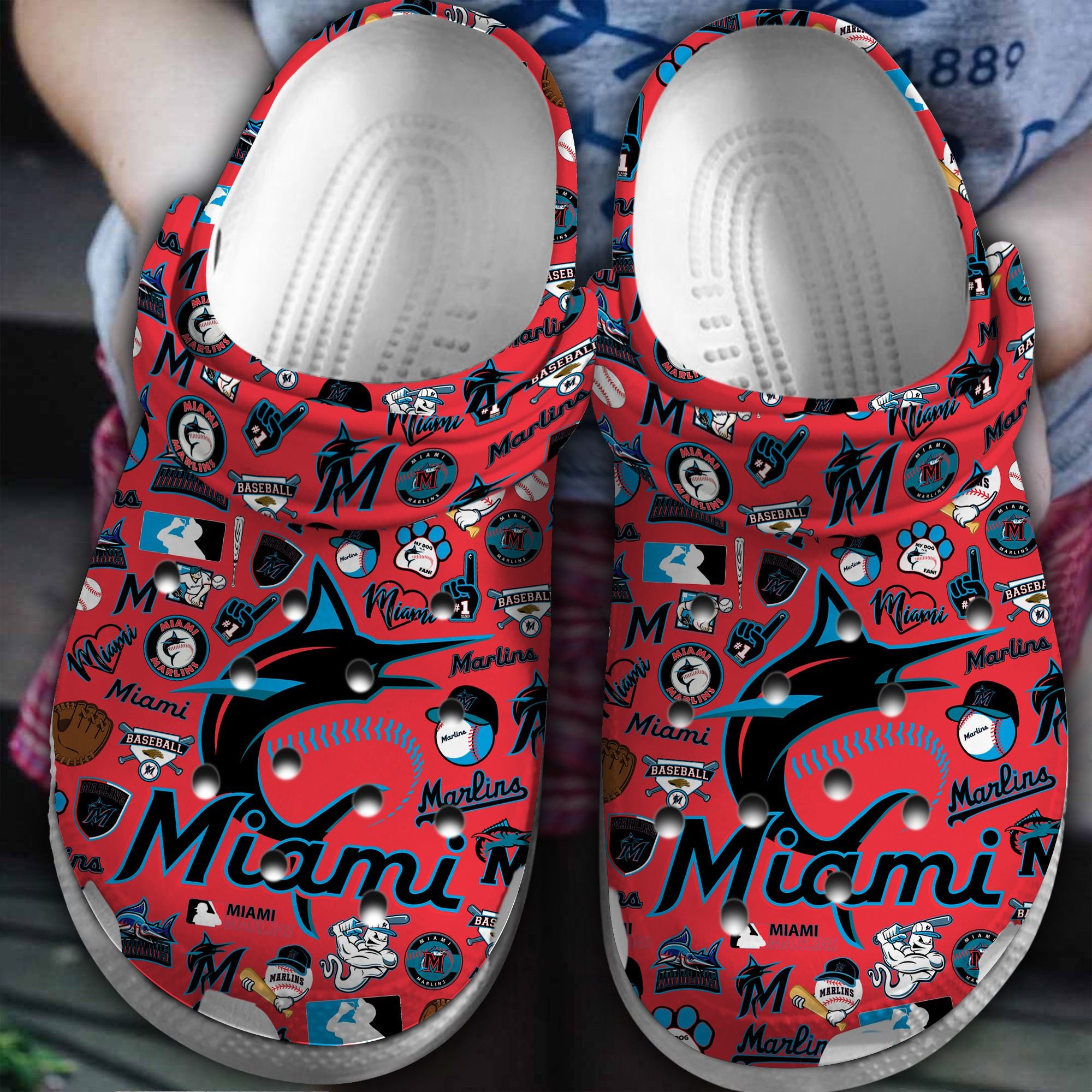 Miami Marlins MLB Crocs, Miami Marlins Comfortable For Men Women And Kids 79