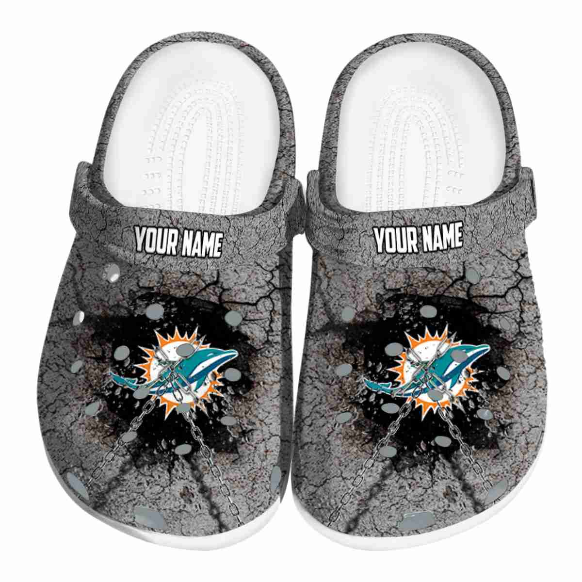 Miami Dolphins Nfl Sport Crocs, Miami Dolphins Comfortable For Men Women And Kids 93