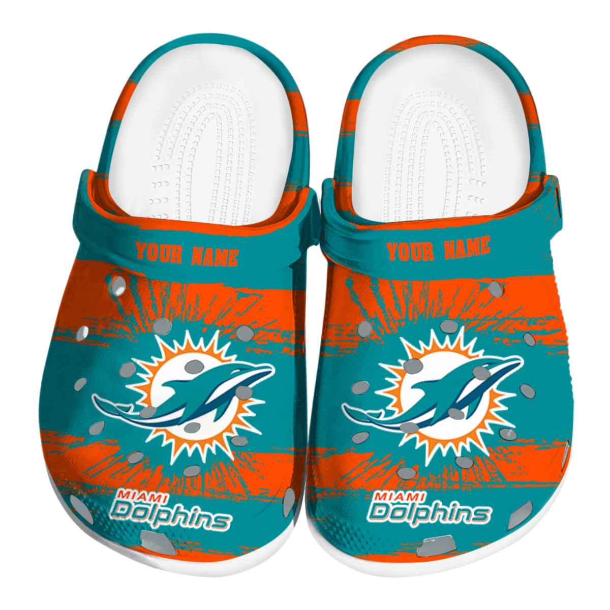 Miami Dolphins Nfl Sport Crocs, Miami Dolphins Comfortable For Men Women And Kids 8
