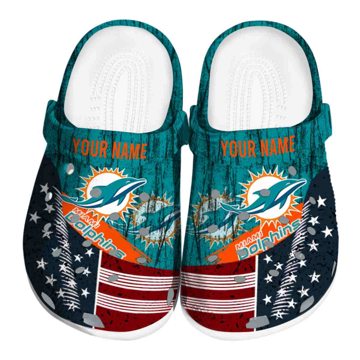 Miami Dolphins Nfl Sport Crocs, Miami Dolphins Comfortable For Men Women And Kids 14