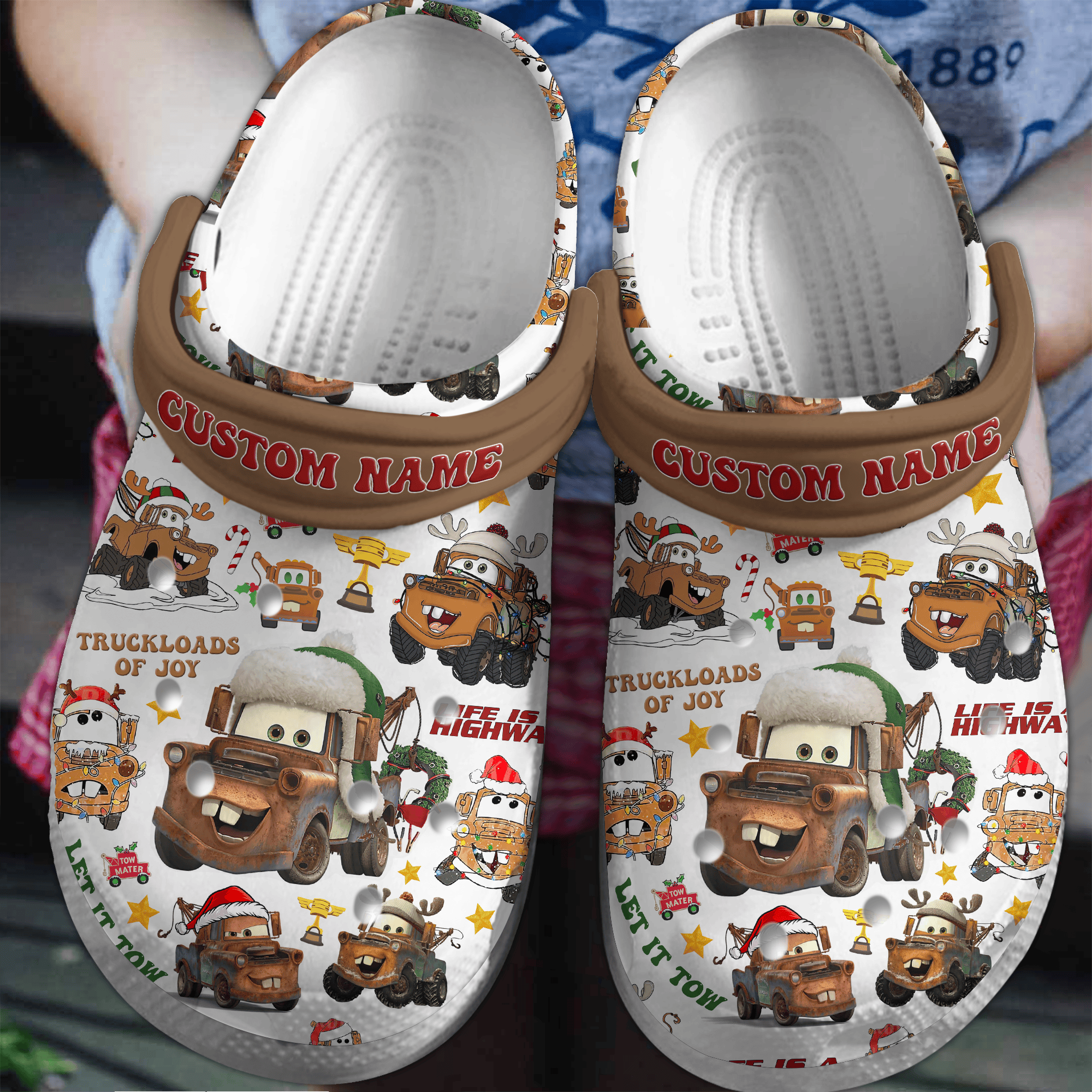 Merry Christmas Trucks Mater Tow Truck Cartoon, Merry Christmas Trucks Comfortable For Men Women And Kids