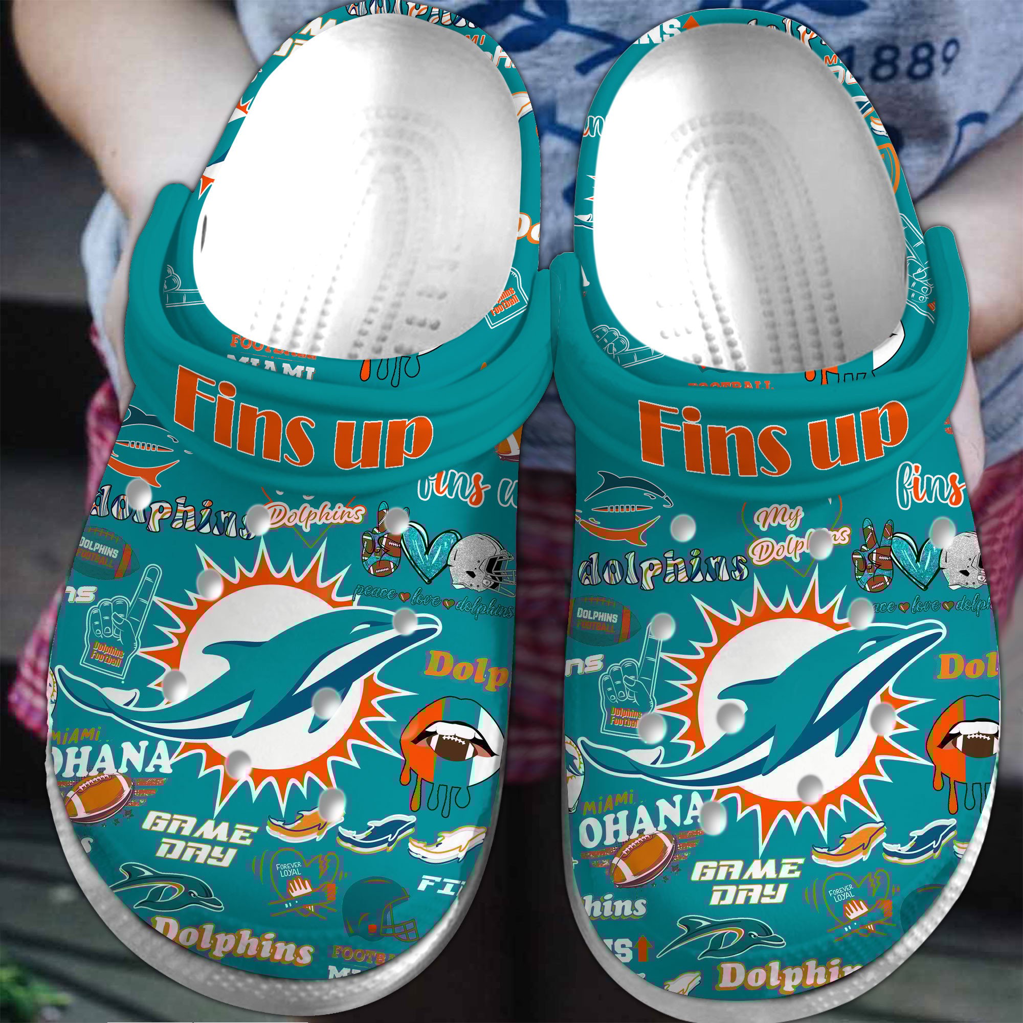 Miami Dolphins Nfl Sport Crocs, Miami Dolphins Comfortable For Men Women And Kids 28