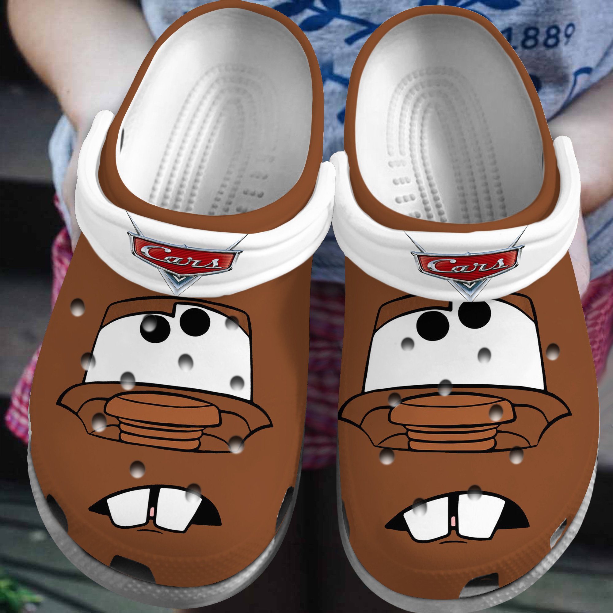 Mater Mcqueen Cars Cartoon Crocs, Mater Mcqueen Cars Comfortable For Men Women And Kids 41