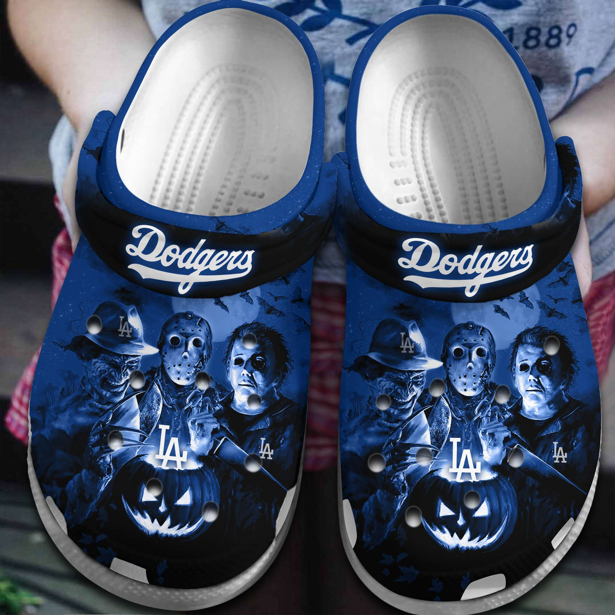 Los Angeles Dodgers MLB Crocs, Los Angeles Dodgers Comfortable For Men Women And Kids 57