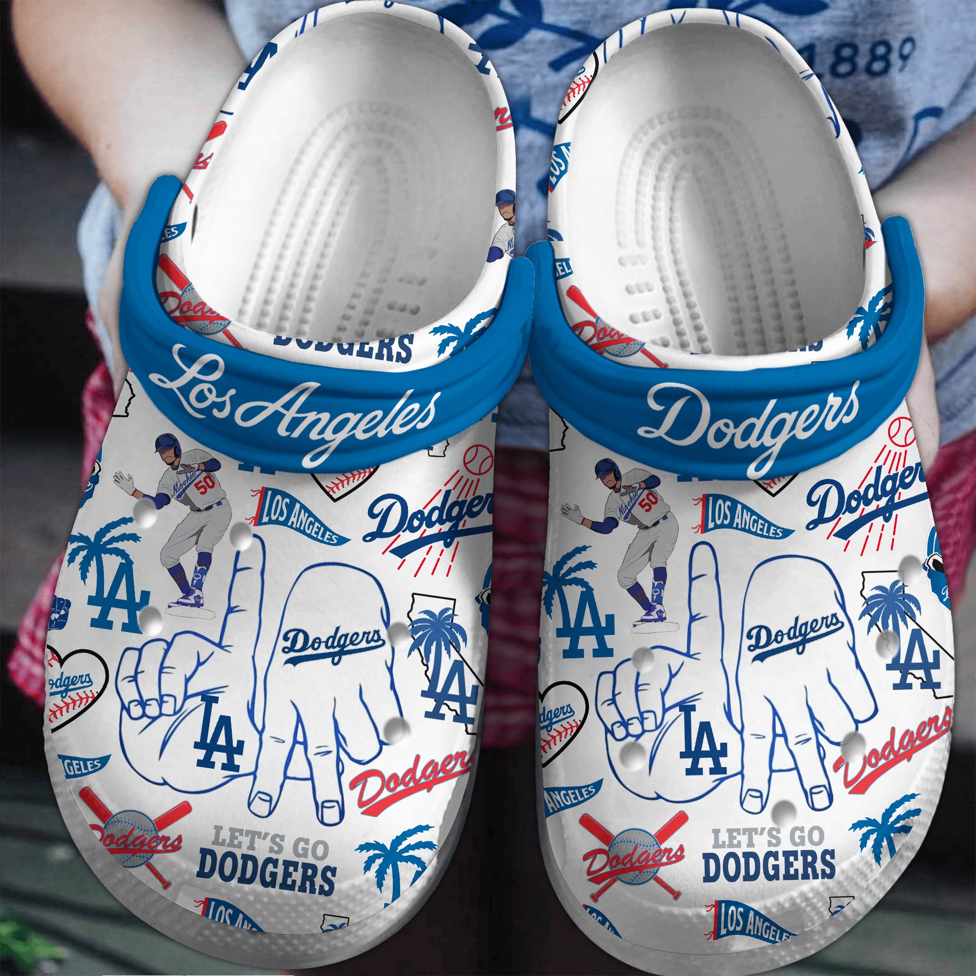 Los Angeles Dodgers Baseball 2025 MLB Sport Crocs, Los Angeles Dodgers Comfortable For Men Women And Kids
