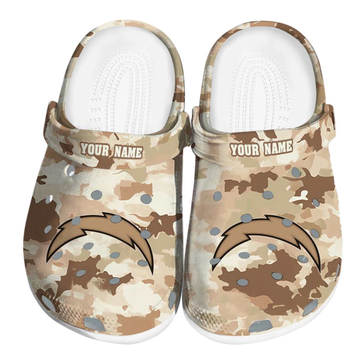 Los Angeles Chargers Nfl Sport Crocs, Los Angeles Chargers Comfortable For Men Women And Kids 95