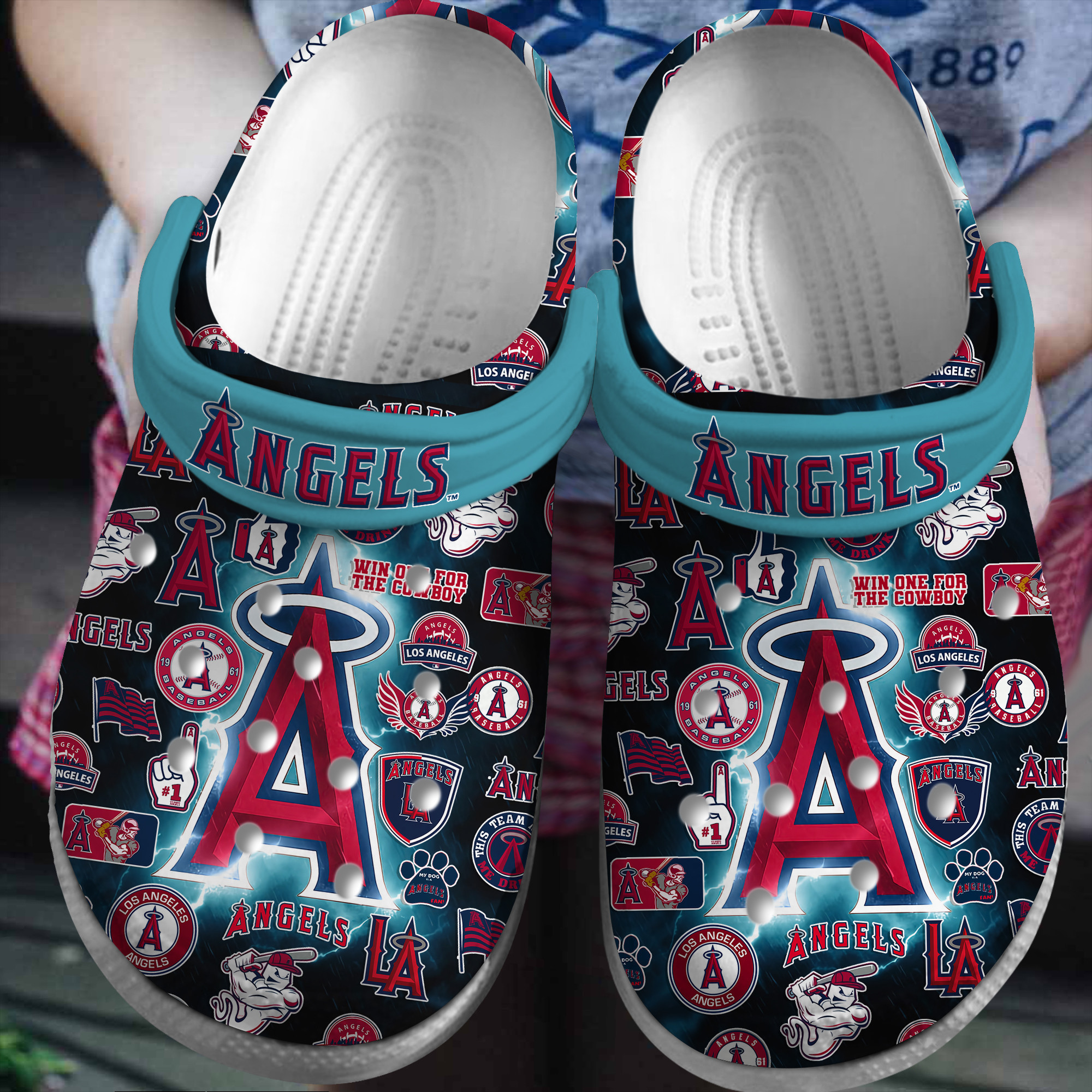 Los Angeles Angels Baseball MLB Crocs, Los Angeles Angels Comfortable For Men Women And Kids