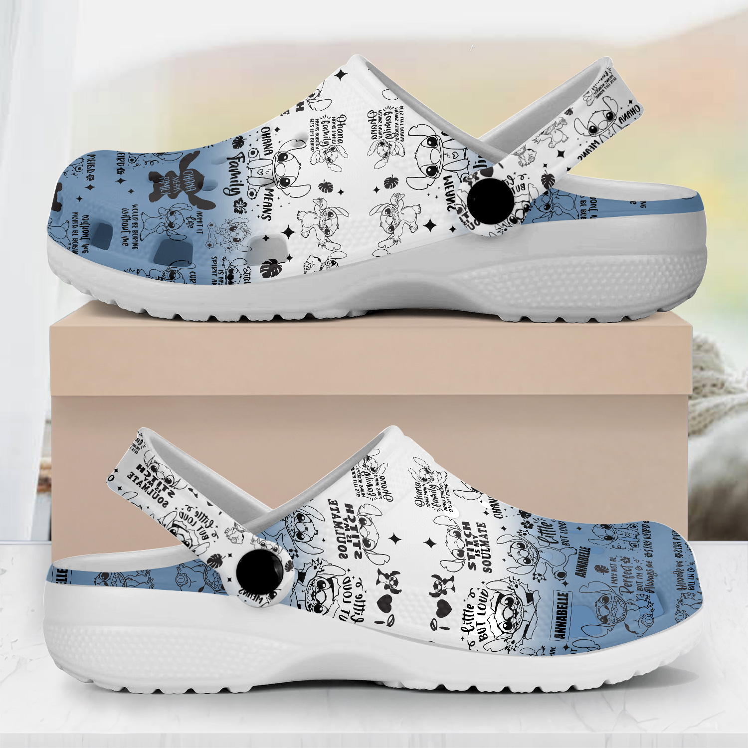 Lilo And Stitch Cartoon Crocs, Lilo And Stitch Comfortable For Men Women And Kids 11