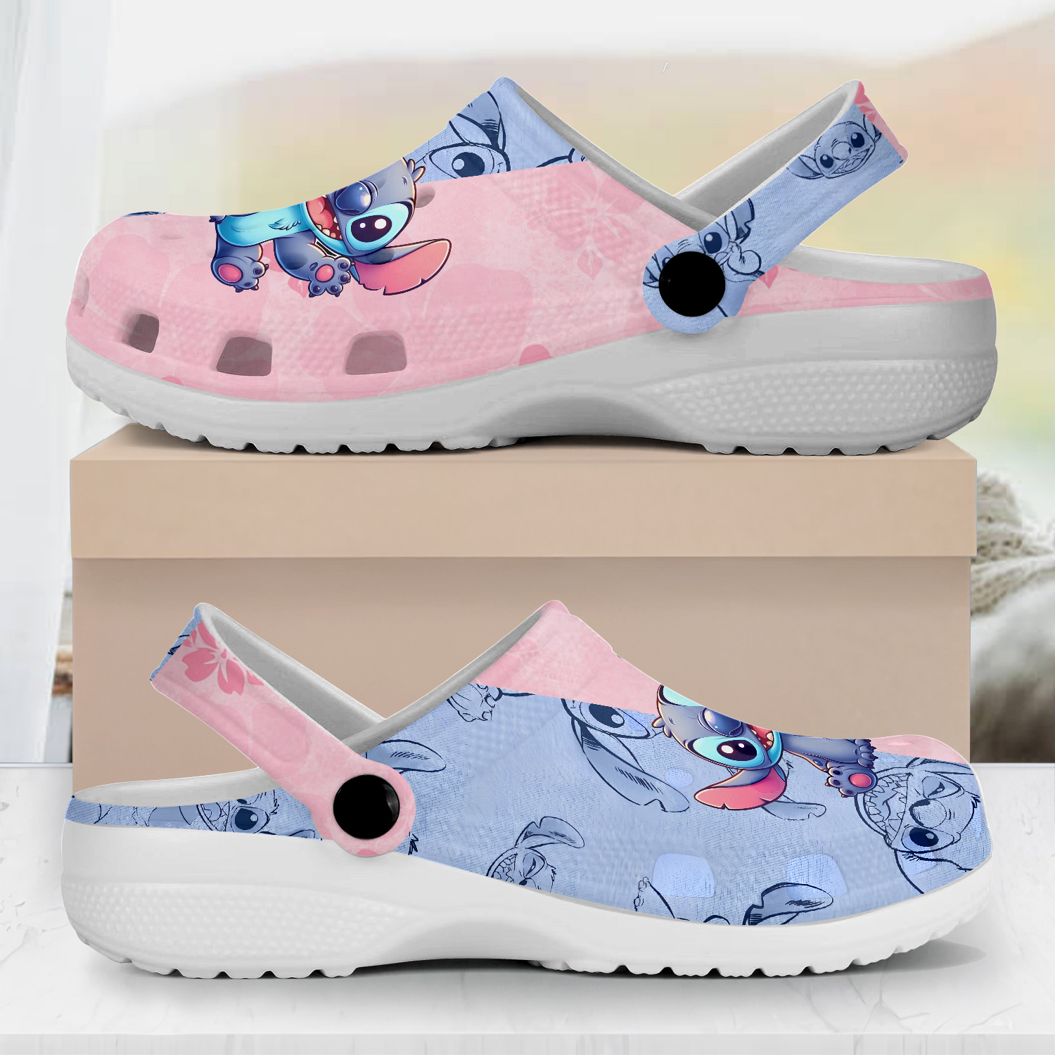 Lilo And Stitch Cartoon Crocs, Lilo And Stitch Comfortable For Men Women And Kids 10