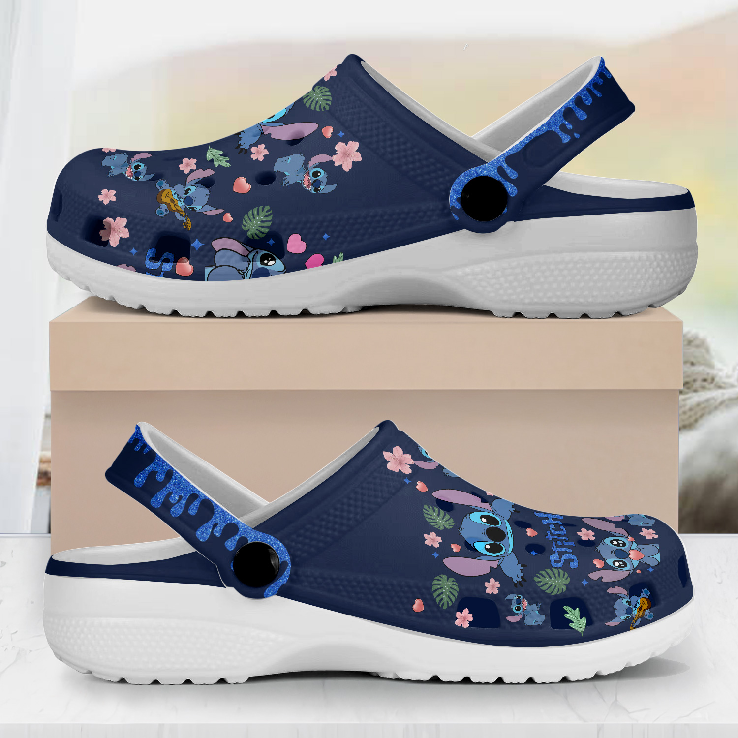 Lilo And Stitch Cartoon Crocs, Lilo And Stitch Comfortable For Men Women And Kids 13