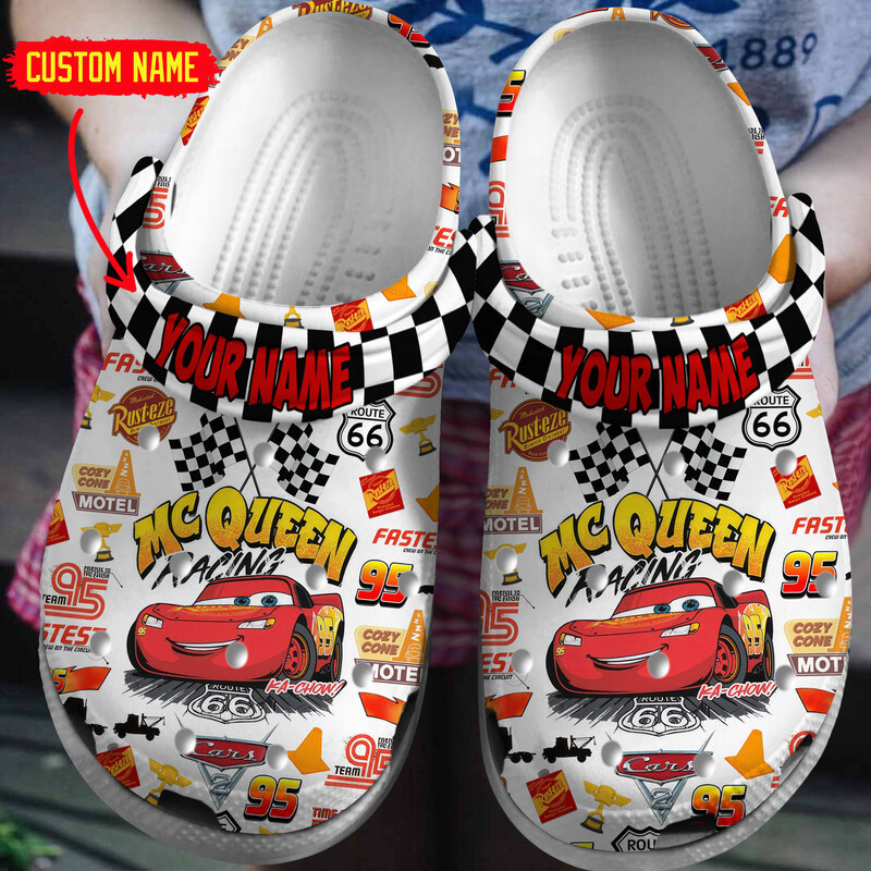Mcqueen Cartoon Crocs, Mcqueen Comfortable For Men Women And Kids 56
