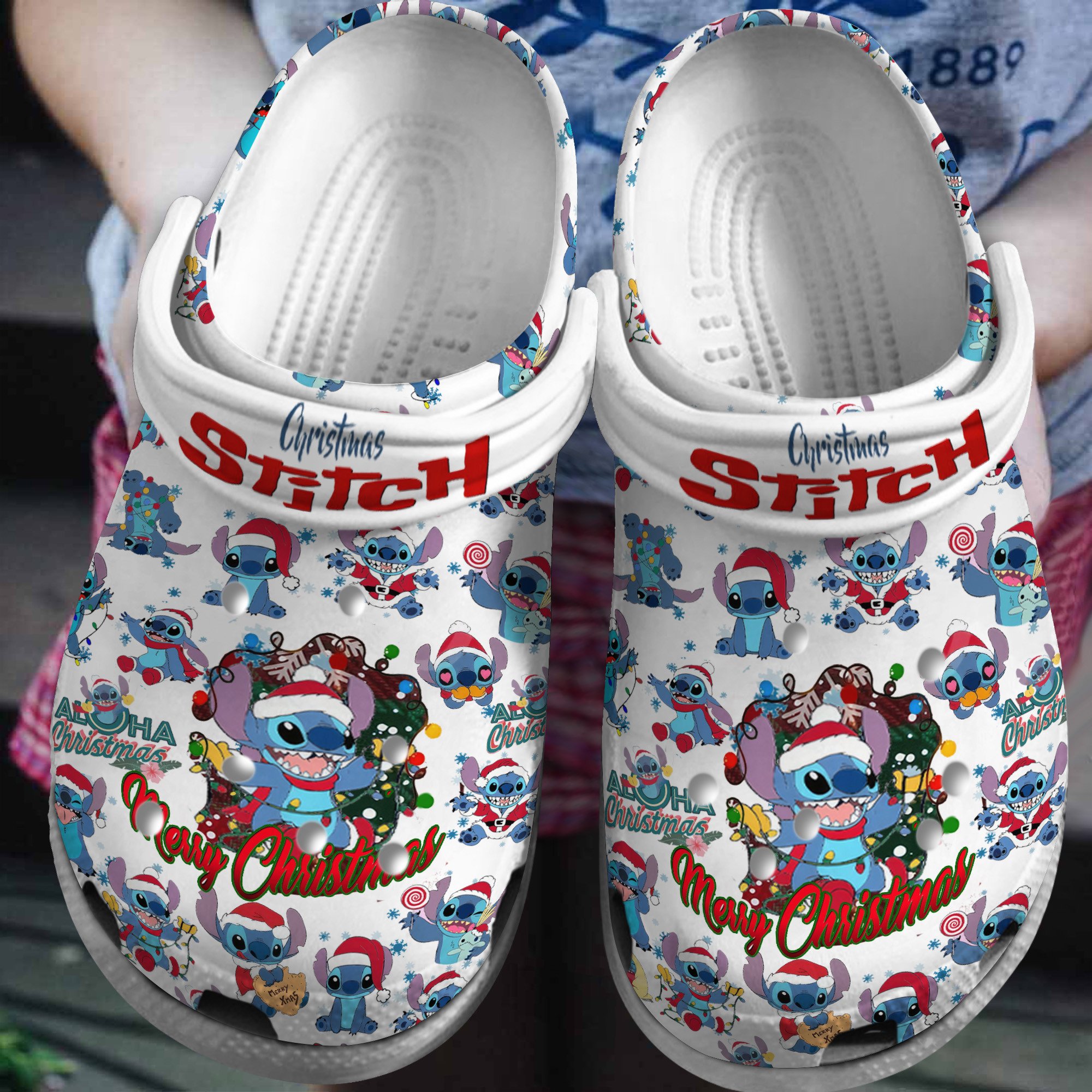 Lilo And Stitch Cartoon Crocs, Lilo And Stitch Comfortable For Men Women And Kids 46