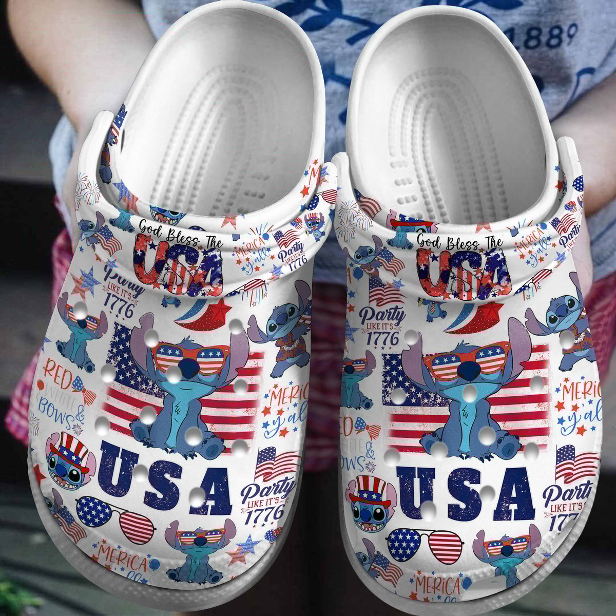 Lilo And Stitch Cartoon Crocs, Lilo And Stitch Comfortable For Men Women And Kids 39