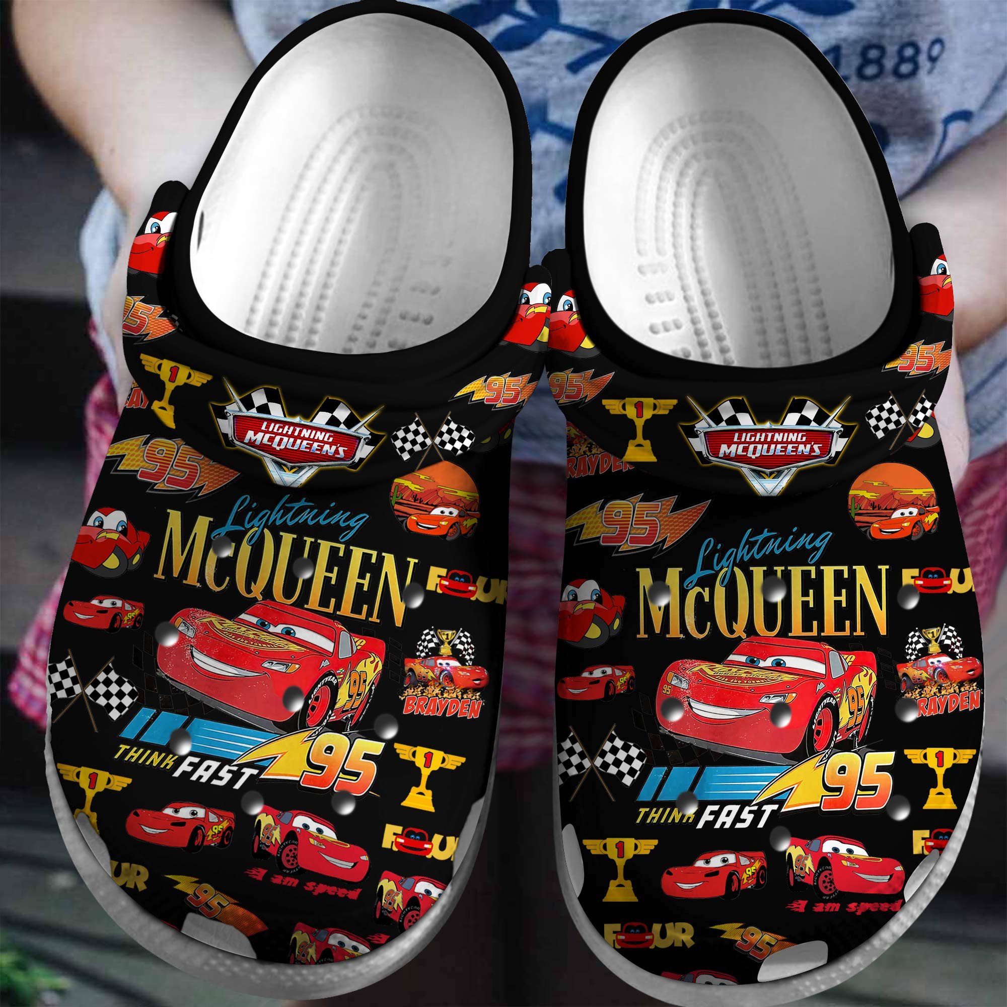 Mcqueen Cartoon Crocs, Mcqueen Comfortable For Men Women And Kids 57