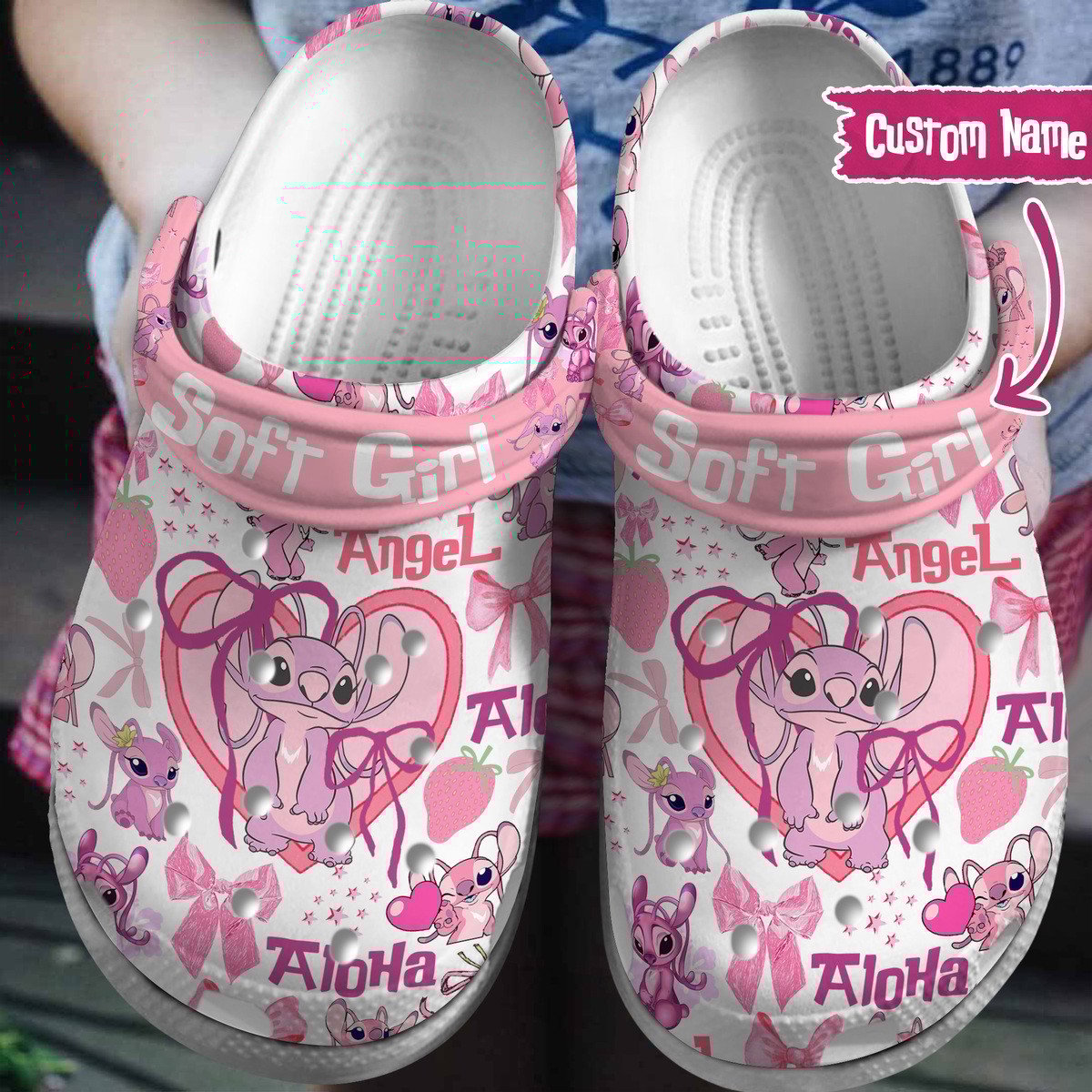 Lilo And Stitch Cartoon Crocs, Lilo And Stitch Comfortable For Men Women And Kids 44